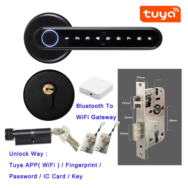 Bluetooth Remote Control Fingerprint Lock