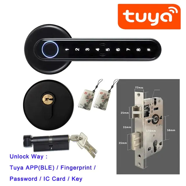 Bluetooth Remote Control Fingerprint Lock